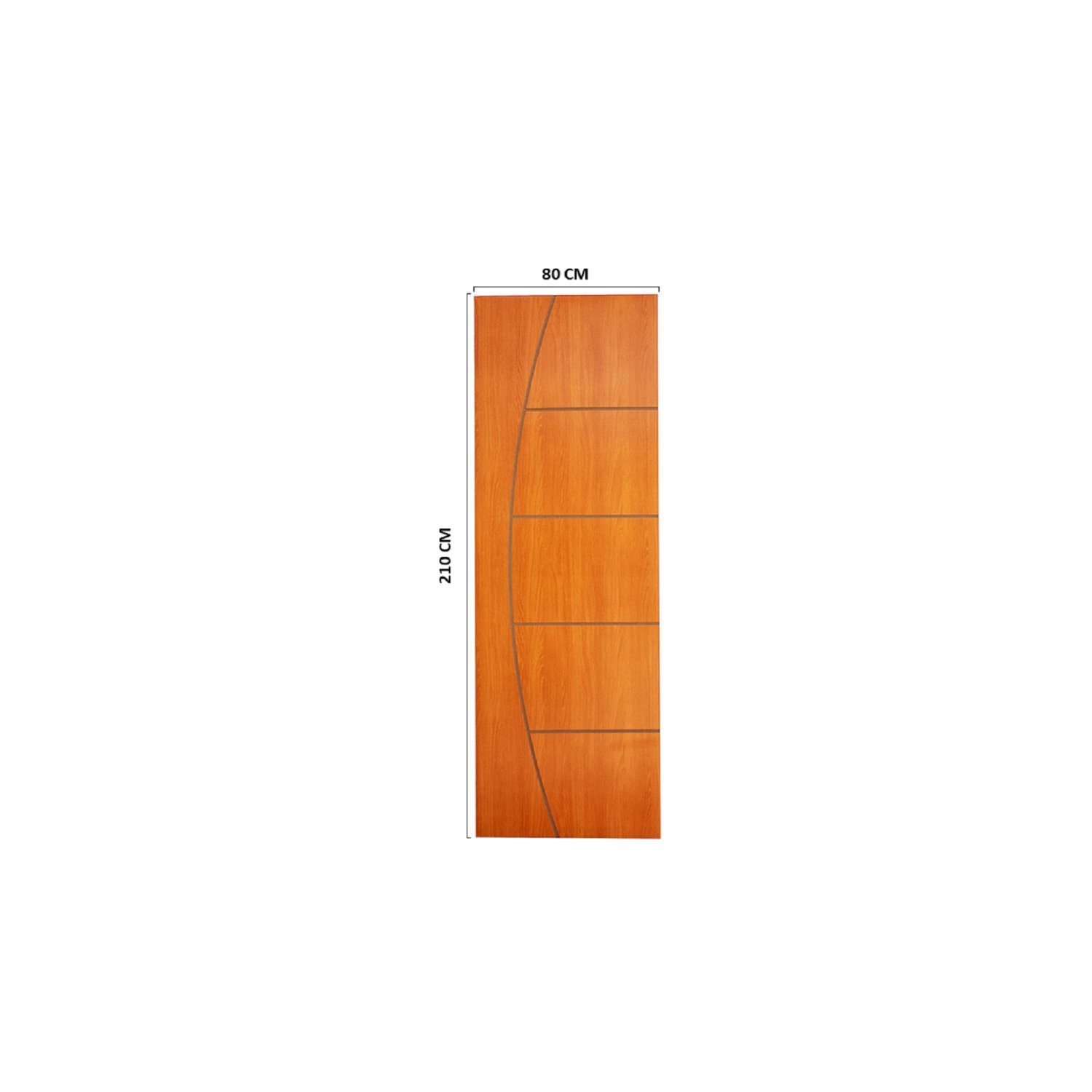 PORTA LAMINADA DE MADEIRA SEMI OCA FRISO 3 - 210X80CM INFINITY - 2