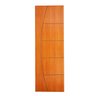 PORTA LAMINADA DE MADEIRA SEMI OCA FRISO 3 - 210X80CM INFINITY - 1