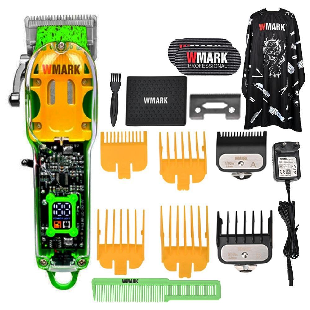 Maquina de Corta Cabelo Wmark 308 com Capa Cabereleiro Salao