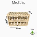 Ver imagem 3 de Banco Sapateira em Madeira Maciça de Pinus