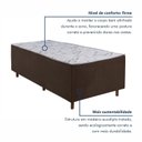 Ver imagem 4 de Cama Box Solteiro Conjugada D28 188x88x62 Colchoart Marrom