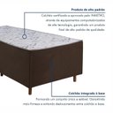Ver imagem 3 de Cama Box Solteiro Conjugada D28 188x88x62 Colchoart Marrom