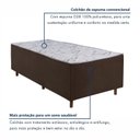 Ver imagem 5 de Cama Box Solteiro Conjugada D28 188x88x62 Colchoart Marrom