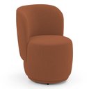 Ver imagem 3 de Poltrona Orgânica Decorativa Living Molly Bouclê Terracota - Abmaza