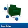 Kit Poltrona Cadeira para Sala Confortável Reforçada Veneza Suede - 7