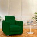 Ver imagem 2 de Kit Poltrona Cadeira para Sala Confortável Reforçada Veneza Suede