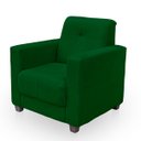 Ver imagem 6 de Kit Poltrona Cadeira para Sala Confortável Reforçada Veneza Suede