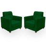 Kit Poltrona Cadeira para Sala Confortável Reforçada Veneza Suede - 1