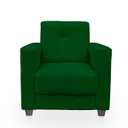 Ver imagem 4 de Kit Poltrona Cadeira para Sala Confortável Reforçada Veneza Suede