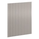 Ver imagem 1 de Painel Decorativo Ripado 93x109x49 Cm Cinza - Matic