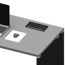 Ver imagem 6 de Plataforma Trabalho 90cm X 60cm 1 Cx de Tomada Pé Painel F5 Cor:cinza Sagrado com Preto