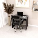 Ver imagem 1 de Plataforma Trabalho 90cm X 60cm 1 Cx de Tomada Pé Painel F5 Cor:cinza Sagrado com Preto