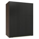 Ver imagem 1 de Armário Aéreo 50cm 1 Porta Rustic/preto Lux Madesa