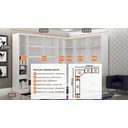 Ver imagem 3 de Modulado Completo Casal 6 Portas 6 Gavetas - Linea-branco - Móveis Novo Horizonte