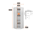 Ver imagem 7 de Modulado Completo Casal 6 Portas 6 Gavetas - Linea-branco - Móveis Novo Horizonte