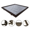 Ver imagem 2 de Tampa Piscina Casa Máquina 75x75 Articulada Rebaixada Marrom