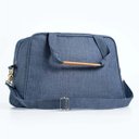 Ver imagem 2 de Bolsa Maternidade Média Mescla Azul Marinho - Hug