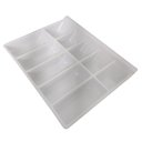 Ver mais imagens de Porta Notas,cédulas e Moedas Niqueleira Branco Acabamento Moveis para Mercado Loja 10 Divisórias