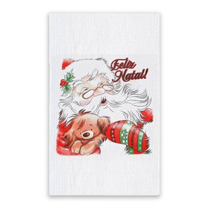 Pano de Prato Natal Gigante Algodão 75cm X 52cm