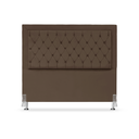 Ver imagem 2 de Cabeceira de Cama Box Queen 160 Cm Baronesa - Veludo Marrom