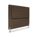 Ver imagem 1 de Cabeceira de Cama Box Queen 160 Cm Baronesa - Veludo Marrom