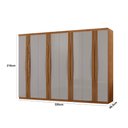 Ver imagem 3 de Guarda Roupa Casal Dunas com 8 Portas e 4 Gavetas Moderna