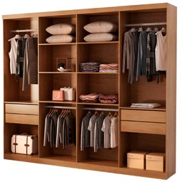 Guarda Roupa Casal Dunas com 8 Portas e 4 Gavetas Moderna - 6