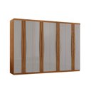 Ver imagem 2 de Guarda Roupa Casal Dunas com 8 Portas e 4 Gavetas Moderna