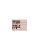 Ver imagem 5 de Quarto Bebê Completo Perola Rose - Berço Mini Cama Ayla+ Cômoda + Roupeiro - Phoenix Baby
