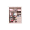 Ver imagem 3 de Quarto Bebê Completo Perola Rose - Berço Mini Cama Ayla+ Cômoda + Roupeiro - Phoenix Baby