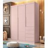 Berço Mini Cama Qmovi e Quarto Infantil Pérola Phoenix Baby _ Rosê - 2