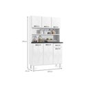 Ver imagem 4 de Cozinha Modulada Telasul Rubi Kit Smart Aço Portas e 1 Gaveta 105cm Branco-telasul
