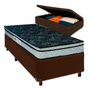 Ver imagem 1 de Cama Box Bau + Colchão Solteiro D28 Conforto Paropas