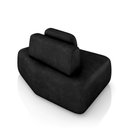 Ver imagem 7 de Sofá Modular Dakota 3 Lugares 174cm PU Preto G33 Encosto Almofada Solta Gran Belo