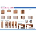 Ver imagem 6 de Cristaleira Sala Divina LED Reflecta 70cm Platina MGM