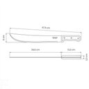 Ver imagem 4 de Facão para Mato Tramontina com Lâmina em Aço Carbono e Cabo de Madeira 14 Tramontina