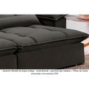 Ver imagem 6 de Sofá Retrátil E Reclinável Apolo 2,10m 3 Lugares Cinza