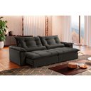 Ver imagem 1 de Sofá Retrátil E Reclinável Apolo 2,10m 3 Lugares Cinza