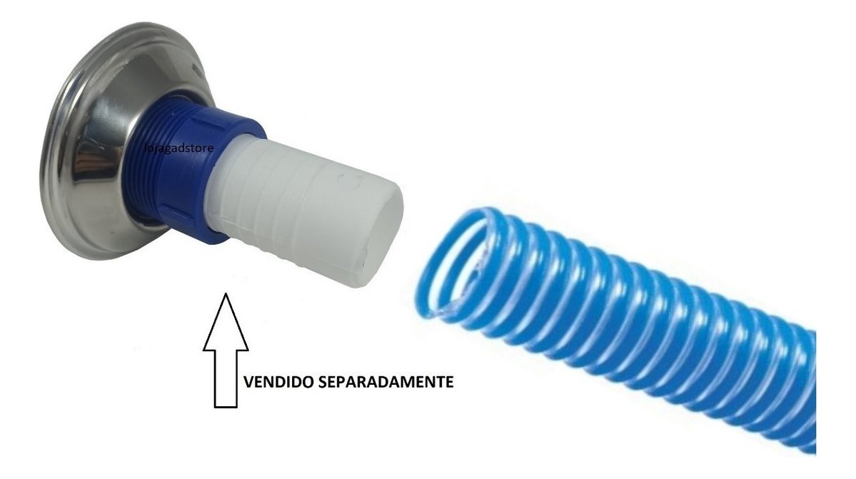 Dispositivo de Aspiração Inox/abs 50mm Pratique Inaqua - 5