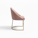 Ver imagem 3 de Cadeira Poltrona Estofada Decorativa Lua Premium:rose