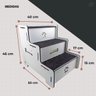 Escada para Cachorro para Médio e Grande Porte Suoer Segura - 3