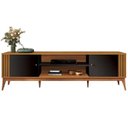 Ver imagem 1 de Rack Legacy 160cm para Tv até 60 Polegadas Edn Cor Cedro Naturale Preto