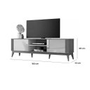 Ver imagem 2 de Rack Legacy 160cm para Tv até 60 Polegadas Edn Cor Cedro Naturale Preto