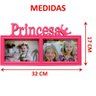Dupla Porta Retrato Infantil Mural Princesa Príncipe 15x10cm - 5