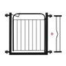 Grade Portão Portãozinho Proteção Pet 69 a 84 Cm Preto C- Prolongador Incluso - 1