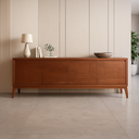 Ver imagem 2 de Buffet Madeira Maciça Tauari Acabamento em Verniz PU Acetinado Luxo em Alta Qualidade Távoli Decor