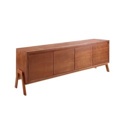 Buffet Fiori - Madeira Maciça e Mdf 2,00m com 4 Portas - Távoli Decor - 1