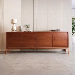 Buffet Fiori - Madeira Maciça e Mdf 2,00m com 4 Portas - Távoli Decor - 2