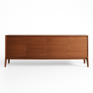 Buffet Madeira Maciça Tauari  Acabamento em Verniz PU Acetinado Luxo em Alta Qualidade  Távoli Decor