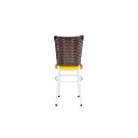 Ver imagem 5 de 2 Cadeiras para Mesa Branca Hawai Avelã:amarelo